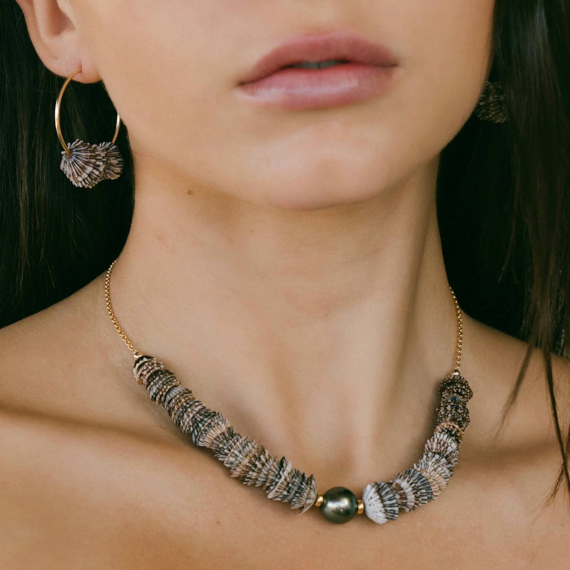 Opihi Awa Stacker Necklace - Kahakai Collections