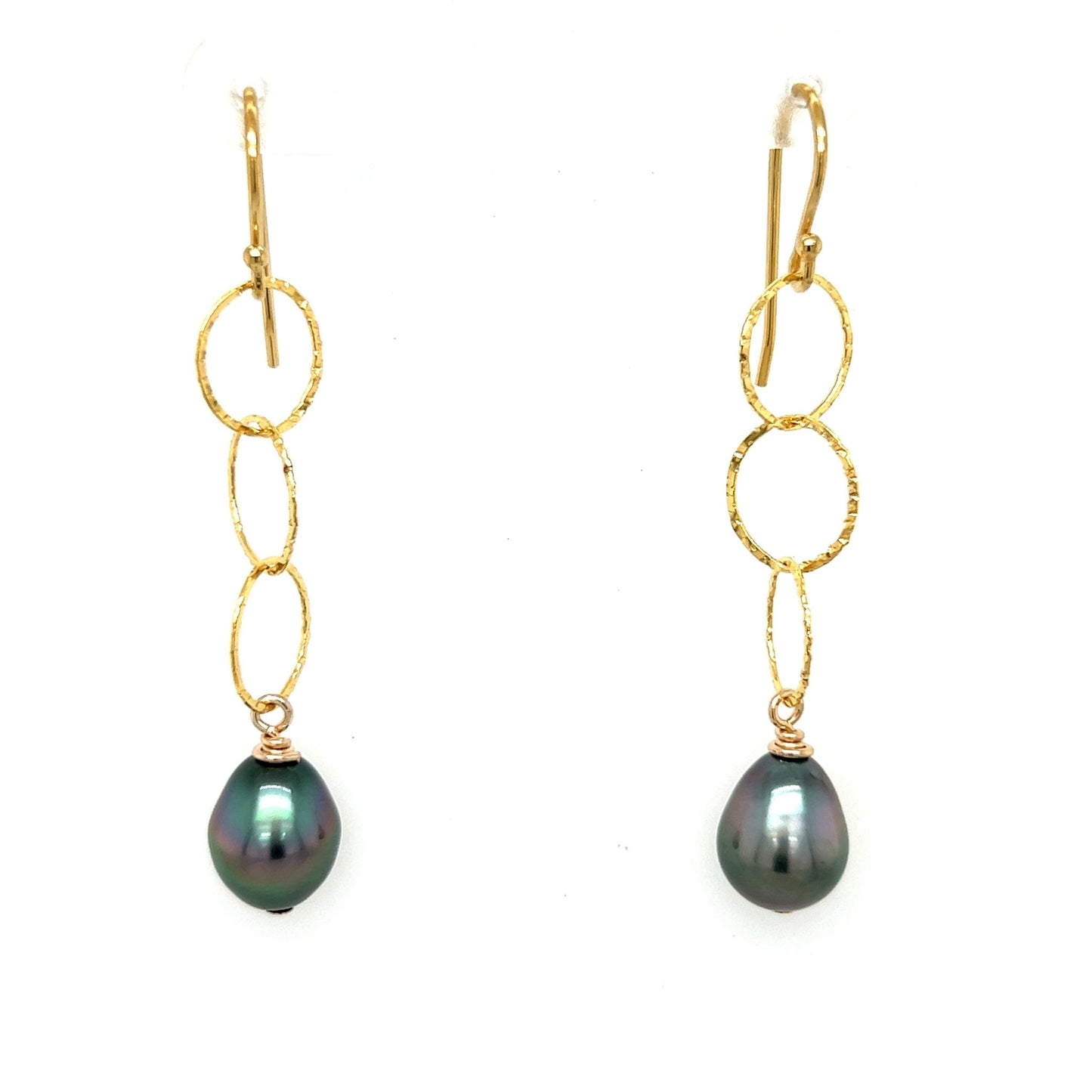 Tahitian Pearl Earrings - Kahakai Collections