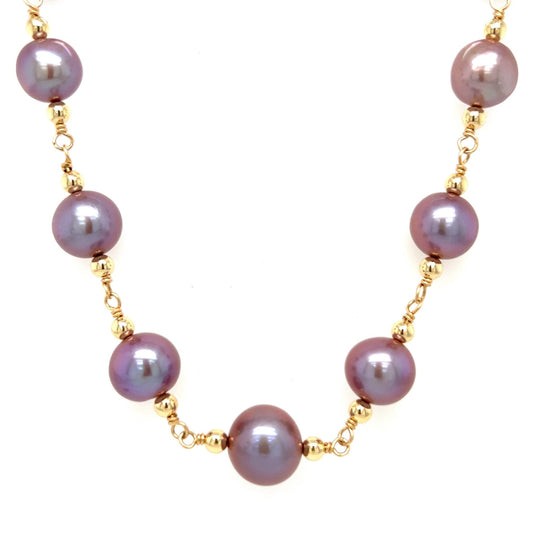 17 Pink Edison Pearl Statement Necklace - Kahakai Collections