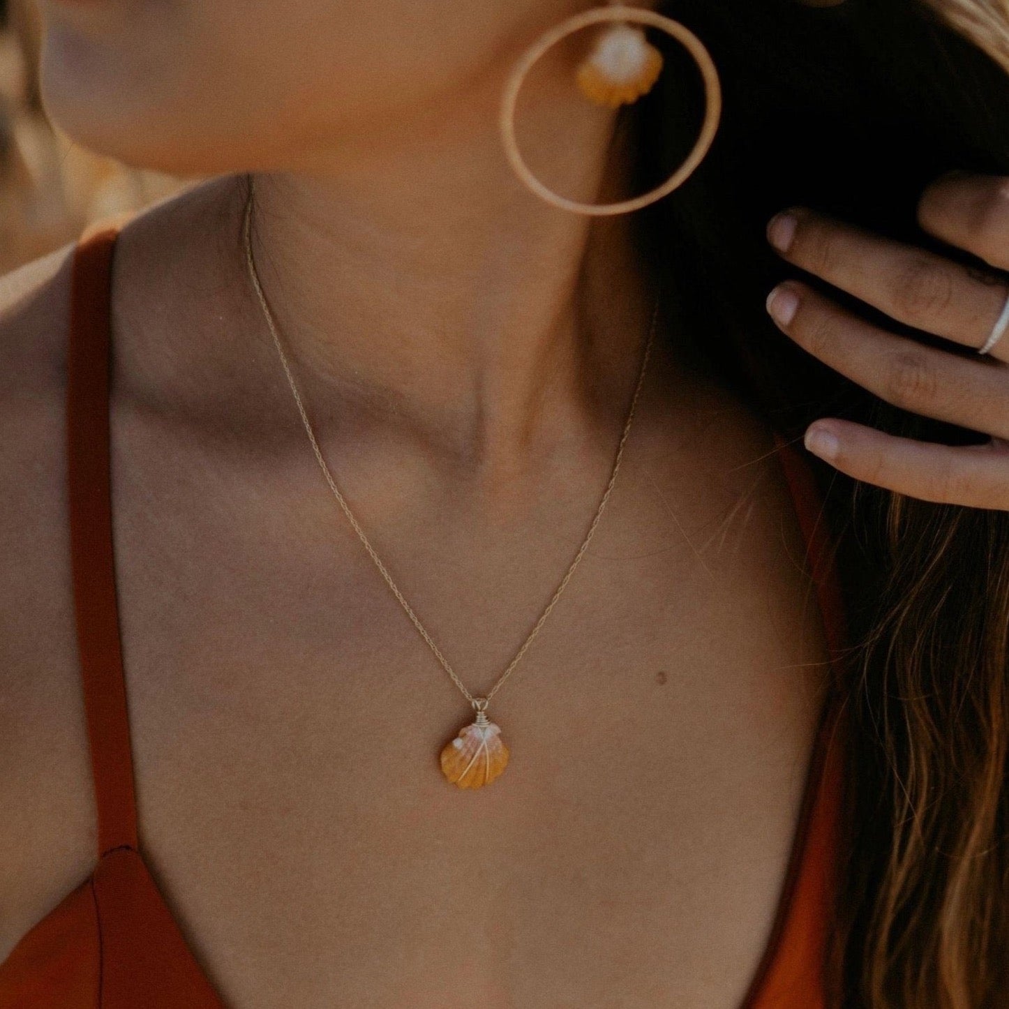 Sunrise Shell Necklace - Kahakai Collections